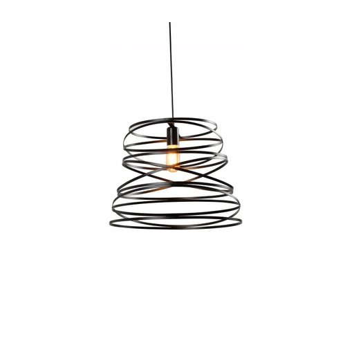 [109484] COLGANTE E27 400mm x 280mm NEGRO   TWIST L