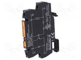 [TOS 24VDC/48VDC 0,5A] TOS 24VDC/48VDC 0,5A   Optoacoplador de interface para montaje en riel DIN. Compacto. Ancho: 6,1 mm. Conexión a tornillos. Excitación: 24 Volts DC. Corriente de salida: Hasta 500 mA para el rango de 5 a 48 Volts DC.         8950920000