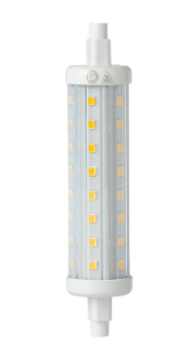 [110076] LAMP LED R7S J118mm 10W 220V LUZ CALIDA