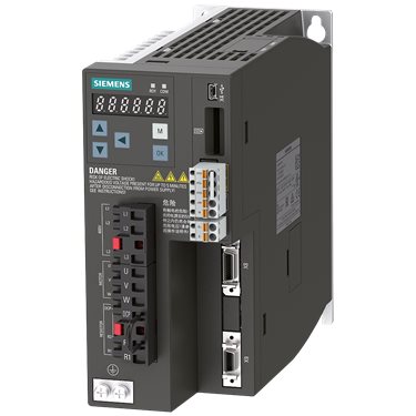 [100283517] SINAMICS V90 Tensión de entrada: 380-480 V 3 A – 15 %/+ 10 % 2,6 A 45-66 Hz Tensión de salida: 0 – Tensión de entrada: 2,1 A 0- 330 Hz Motor: 0,75 kW Grado de protección: IP20 Tamaño A, 80 × 180 × 200 (An × Al × P)   6SL3210-5FE10-8UA0