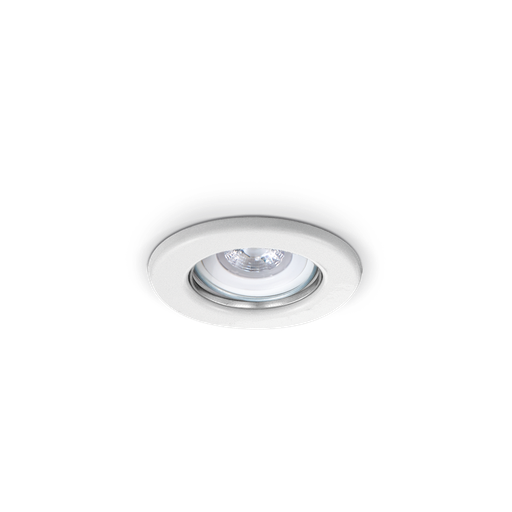 [110254] SPOT EMB FIJO 80mm C/ZOCALO GU10 PLATA