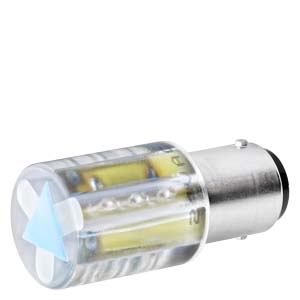 [100037736] LAMP LED  ZOCALO BA 15D TRANSPARENTE 24VCA 24VCC   8WD4428-6XE
