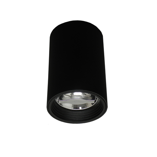 [110914] PLAFON ALUMINIO P/DICRO GU10 NEGRO