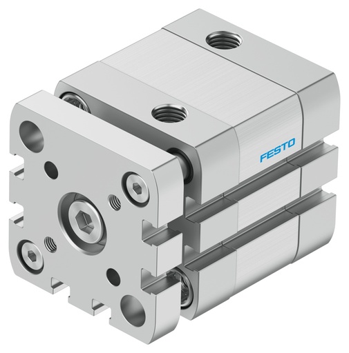 [ADNGF-40-10-PPS-A] CILINDRO / DOBLE EFEC. / EMB. 40MM / CARRERA 10MM / AMORT. NEU. AUTOREG. / P/ DETEC. POSI. / ROSCA G1/8 / BARRA GUIA Y PLACA YUGO