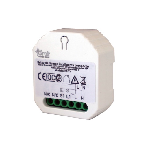 [111383] INTERRUPTOR INTELIGENTE WI-FI / CORRIENTE MÁXIMA 10A / SOPORTE DE  APLICACIÓN: ANDROID 4.0 / IOS 8.0 O SUPERIOR