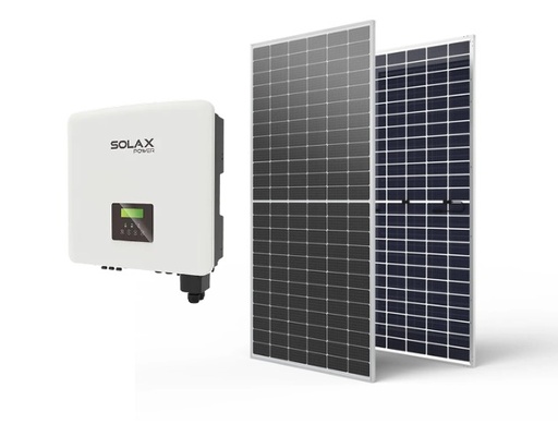 [204541] Pack Solar on-grid trifasico 30kw  inversores, paneles, estructura aluminio, protecciones de AC+DC, cable AC y DC inversor.