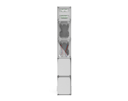 [112106] GABINETE MODULAR VIV. COL. 1 TRIFASICO C/TM e ID (de 2 TRIFASICOS C/CABLE P/1) ENERSA