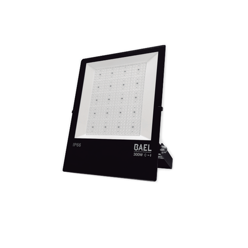 [112178] PROY LED 300W ULTRA DELGADO INYEC ALUM IP66 90-305VCA  42000lm 5700K 50000HS  25°. C/LEDS PHILIPS MEDIDAS 439x359x50MM