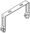 [*112198] (PEDIR PRECIO)  KIT SOPORTE DE HIERRO BASCULANTE LARGO. MODELOS PERMITIDOS PROYECTOR EXPRL.