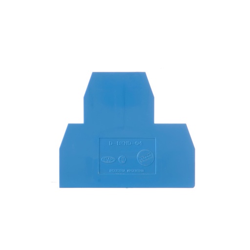 [D-BKND-04-AZ] TAPA P/BORNE DOBLE PISO  A TORNILLO AZUL    098.006