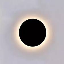 [112270] APLIQUE LED 9W BLANCO DINÁMICO DIAMETRO 120mmX47mm NEGRO   NEON S