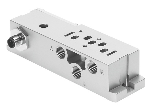 [VABS-S4-1S-G14-B-R3] PLACA BASE BRIDA C/ ESQUEMA DE CONEXIONES SEGUN ISO 15407-2 / APTA ATEX ZONA 2 / TENSION 24VDC