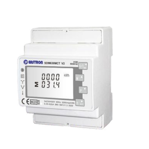 [M3-40] MEDIDOR ELECTRONICO TRIFASICO DE TENSION DE RED (APLICACIÓN SOLAR PARA HACER CERO 0 INYECCION) con T.I. (100A/40mA) 3P4W/3P3W