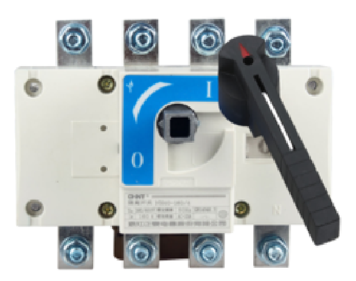 [*112423] SECCIONADOR BAJO CARGA CHINT NH40 - 4 P - In:400A Cat: AC23A - Manija c/eje a puerta