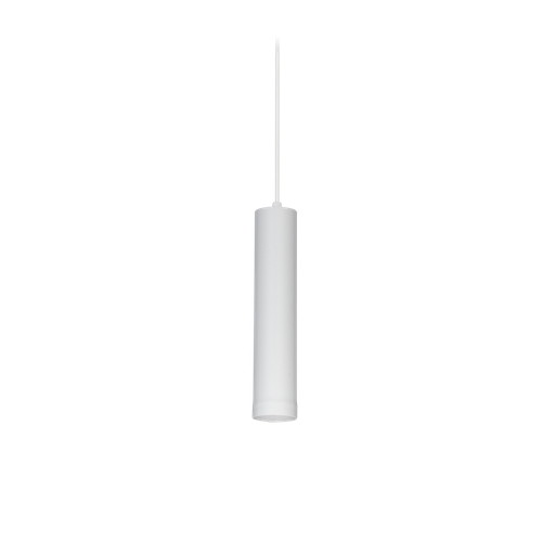 [112431] COLGANTE TUBO 1 LUZ GU10 BLANCO DIAMETRO 50X250