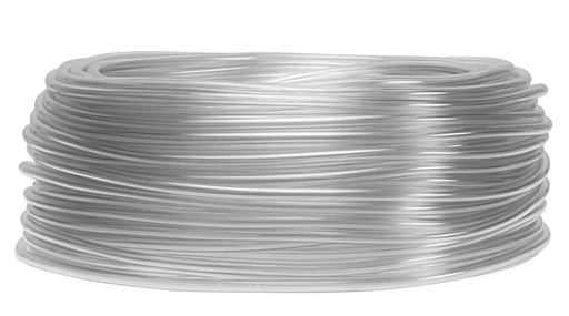 [PUN-H-6X1-NT-500] MANGUERA POLIURETANO - DIAM. EXT. 6MM - RESIST. HIDROLISIS - APTA FDA / COLOR NATURAL CRISTAL / X MT