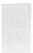 [112621] TECLA SMART BLANCO 4 CANALES AC100-240V MAX 7A CON CAPACITOR (EX ROMA-S-4CH-B)