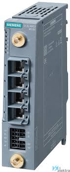 [112680] IWLAN client, SCALANCE WUM763-1, 1 radio, 2.4/5GHz 2 R-SMA connections, iFeatures support via CLP, IEEE 802.11ax (Wi-Fi 6), 1201 Mbps (gross) 4x10/100/1000 Mbps RJ45 ports, redundant 24 V DC, terminal block, IP30, -30..+60°C, CLP slot observe national approvals! CERT ID: MSAX-W1-RJ-E2-NO FCC ID: LYHMSAXV1 operation outside of USA/Israel scope of delivery: cover CLP slot, covers antenna connections, 1x terminal block