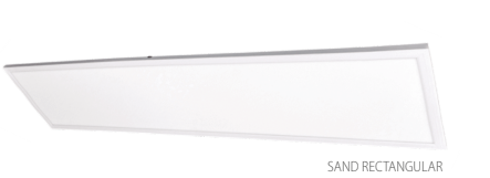 PLAFON RECTANGULAR CON LED 48W LUZ NEUTRA 4000K  4800LM 1219x304mm (1200x300) 30000Hs