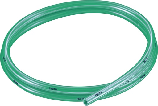 [PUN-H-8X1,25-TGN] MANGUERA POLIURETANO / DIAM. EXT. 8MM / RESIST. HIDROLISIS / COLOR VERDE TRANSLUCIDO / x MT