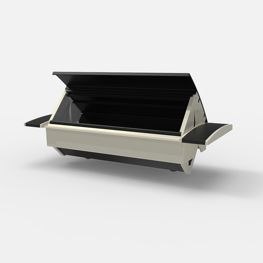 [112920] ESTACION P/ESCRITORIO MULTICONEXION ALUMINIO NEGRO-CUERPO BLANCO   DK10