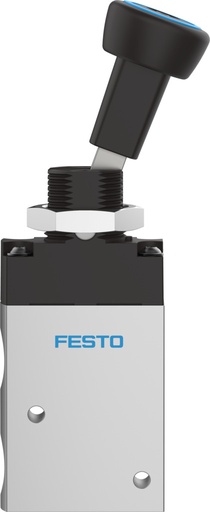 [VHEF-VT-B32-G18] VALVULA A PALANCA BASCULANTE / 3/2 BIEST. - C/ ENCLAV. / ROSCA G1/8 / PILOTO INTERNO / CAUDAL NOM. 750 L/MIN