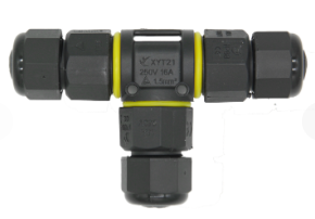 [113219] EMPALME ESTANCO IP68 TIPO T CON BORNERA OCULTA - EPE-RU-T3 - BORNERA / 3 CANALES / 1E - 2S / 1.5MM2 