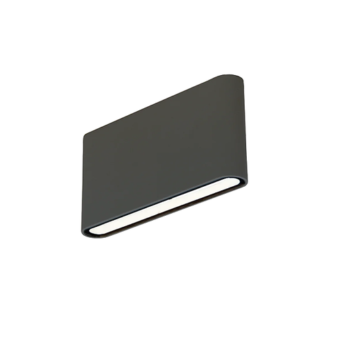 [113387] LUMINARIA BIDIRECCIONAL PLANA CON LED 7.2W 3000K LUZ CALIDA  - 220V 50HZ - IP54 NEGRO