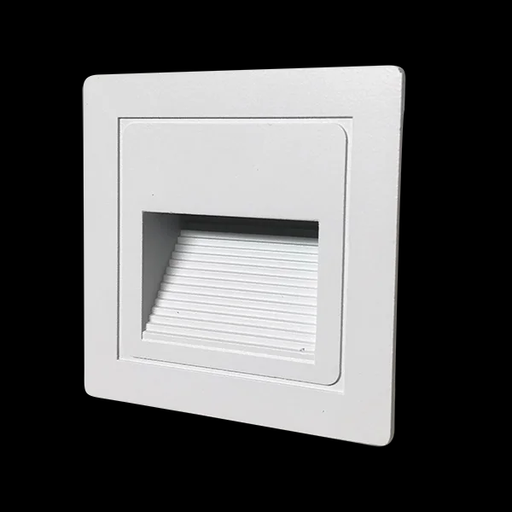 [113399] SEÑALIZADOR DE EMBUTIR EXTERIOR BLANCO 3W LUZ CALIDA 3000K