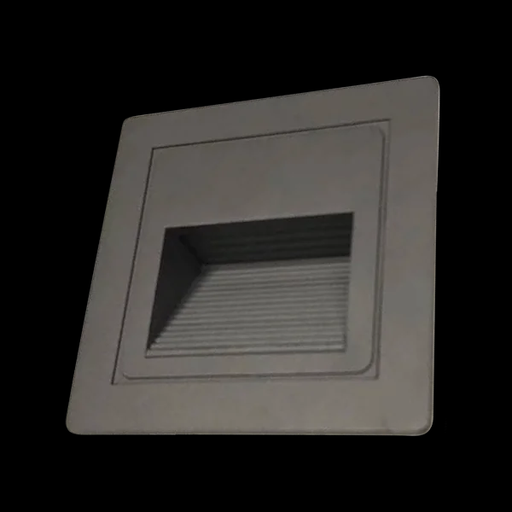 [113401] SEÑALIZADOR DE EMBUTIR EXTERIOR GRIS 3W LUZ CALIDA 3000K