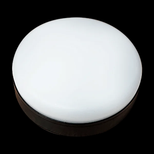 [113410] APLIQUE TORTUGA CIRCULAR / REDONDA 18W 4000K LUZ NEUTRA 220V IP65 NEGRO 159x53mm