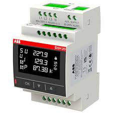 [D1M 20 Modbus] Multimedidor Trifásico de medición Indirecta Riel DIN Clase 0.5, 2DQ, 2DO, Display LCD, Com. Modbus RTU RS485