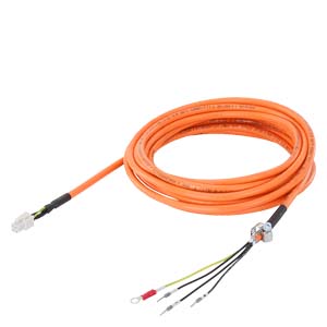 [113600] Cable de potencia conectorizado 6FX3002-5CK01-1CA0 4 x 0,75 C, para motor S-1FL6 LI a V90 230 V FS A, B, C, D (1kW) MOTION-CONNECT 300 UL/CSA Dmáx = 7,1 mm longitud (m) = 20 m