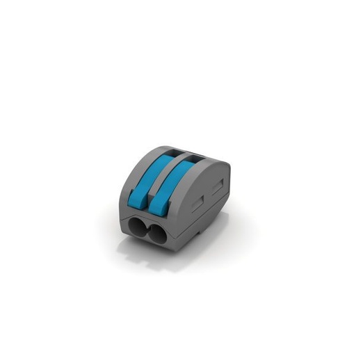 [113609] CONECTOR RAPIDO SPRINGBOX 2 vias p/cable hasta 4mm²
