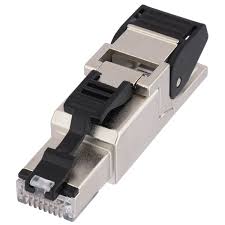 [ED-IE-AX-6A-B-20-FC] CONECTOR INDUSTRIAL ETHERNET    RJ45    METALICO MACHO RECTO