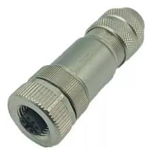 [AB-C5-M12FSB-PG9-SH-AU] CONECTOR M12  HEMBRA RECTO METALICO  CODIFICACION B  (PROFIBUS)