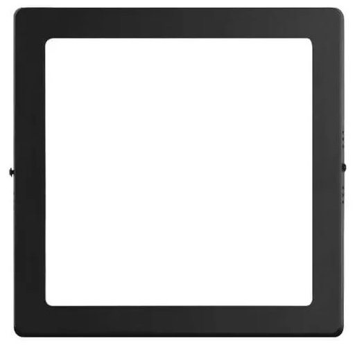 [113699] PLAFON LED CUADRADO NEGRO 18W 220-240V 25.000HS LUZ FRIA 6000K-1530LM 220X40mm