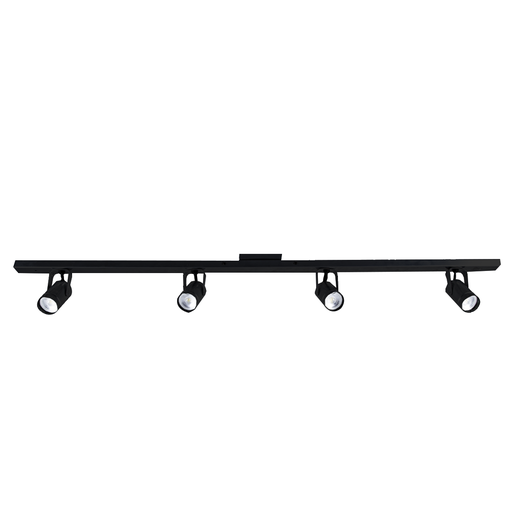[113812] ALIQUE DICRO 4 LUCES BASE REGLETA 1200 GU10 NEGRO