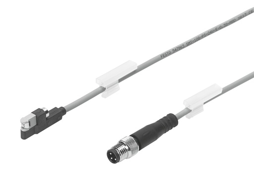 [SMT-10G-PS-24V-E-0,3Q-M8D] SENSOR P/RANURA REDONDA / PNP - NA - 3 HILOS / TENSION 10-30VDC / CABLE 30CM / CONEC. M8 - 3 CONTACTOS