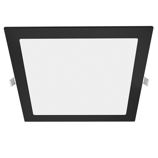 [113904] PANEL LED EMB 18W 85-265V 50.000HS LUZ FRIA 6000K CUADRADO NEGRO