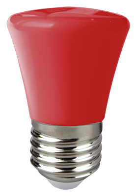 [114064] LAMP LED GOTA GUIRNALDA 2W E27 ROJO