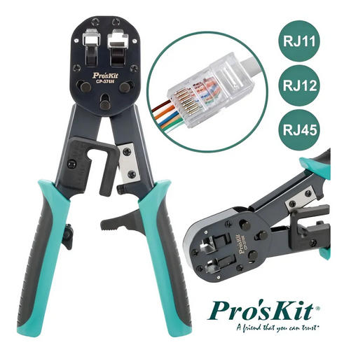 [114083] CP-376N           PINZA CRIMPEADORA, RJ45/11/12 PASANTE