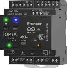 [*114092] RELE LÓGICO PROGRAMABLE (PLR) OPTA - Versión Advanced -  8 entradas (Analógicas/Digitales), 4 salidas NA, USB C, ETH, Modbus RS485, WiFi y Bluetooth