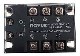[SSR3 4840 3F] RELE ESTADO SOLIDO  3P  TRIP.  40A  ENT: 4-32VCC SAL: 480V   40-530VCA