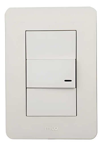 [114210] TAPA BASTIDOR 10X5 VERONA MITO 1 PUNTO BLANCO / BLANCO