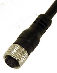 [*114521] Cable de conexión con conector M12 recto de 8 polos longitud 5m. / PARA receptor Admiral AX - AX BK - VX - EOS2 X EOS4 X