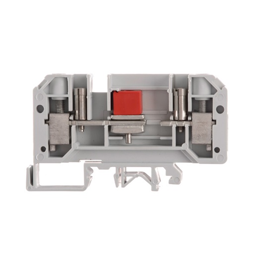 [BKLS-10-CR-PP] BORNE SECCIONABLE A CORREDERA PARA CONDUCTOR 10mm² CON 2 TOMAS DE PRUEBA M. ALEAC. Cu