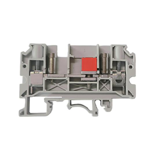 [BPSN-06-CR-PP] BORNE SECC A CORREDERA PARA CONDUCTOR 6mm2 CON 2 TOMAS DE PRUEBA