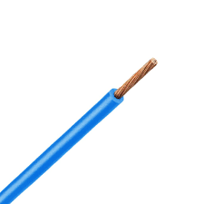 [H05V-K 1X0,5 BU] CABLE UNIPOLAR  1X 0.5MM  RETARDANTE DE LLAMA, CLASE 5, COLOR AZUL  x MT