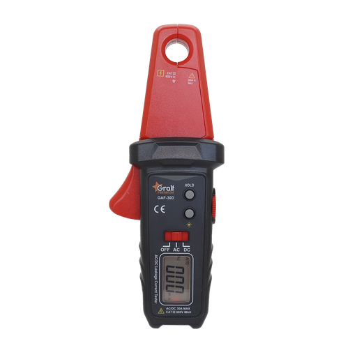 [114646] PINZA AMPEROMETRICA PARA CORRIENTE DE FUGA CC/CA 30A